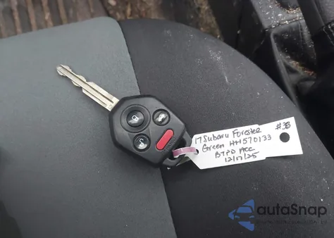 2017 Subaru Forester 2.5I из США, поврежденный, VIN JF2SJABC4HH570133